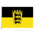 Baden Württembergs flagga 100% polyster Baden Württembergs banner